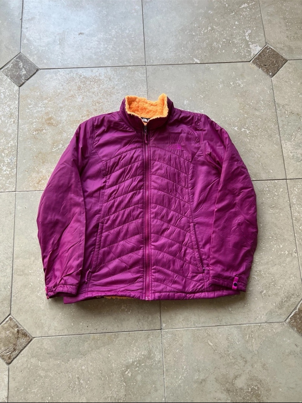 The North Face Women's Pink Insulated Puffer Jacket Size Medium